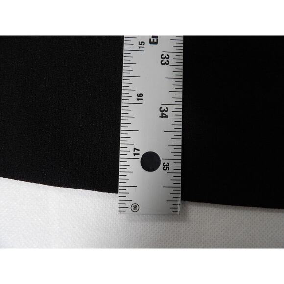 Ronen Chen Shift Dress US Sz 8 Pleated Scoop Neck Knee Length Modest Minimalist - Picture 10 of 13